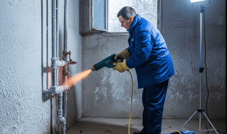 Разморозка труб водопровода и систем отопления по Беларуси